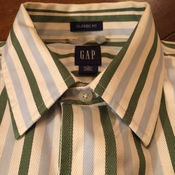Gap Striped Button Down Shirt - Picture 4 of 5